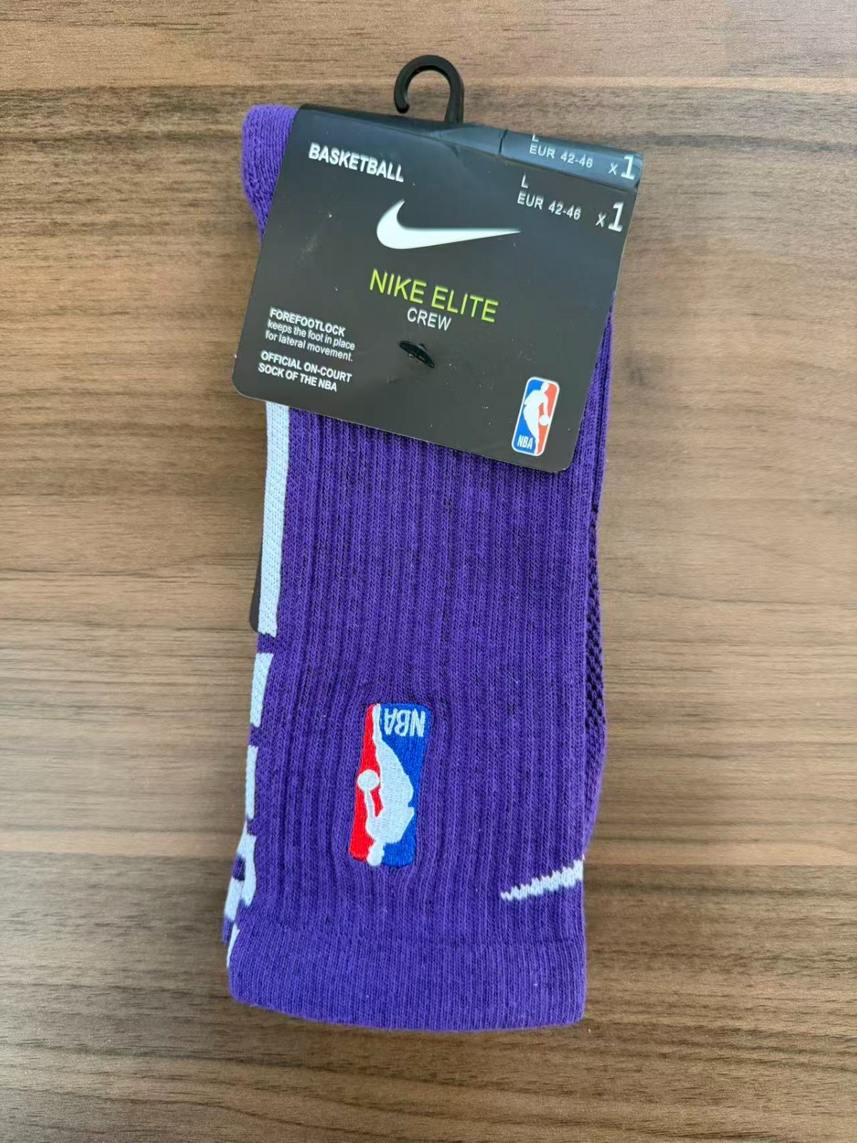Nike Elite NBA Crew Socks 1 pair , Dri-FIT Technology, Size Large, Many Colors