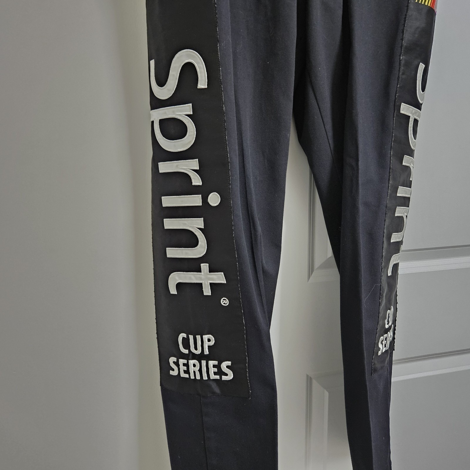 NASCAR Sprint Cup Series ComfortFLEX Work Trousers Cintas Pants Mens 34 Black