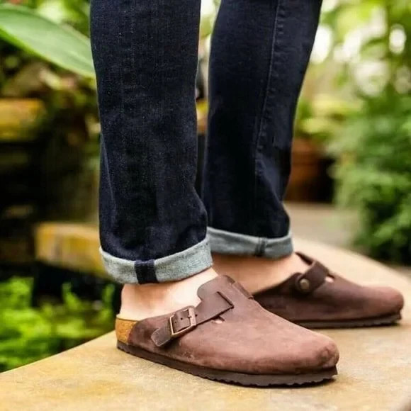 Birkenstock Boston Oiled Leather clogs Habana EU 40 US women 9-9.5 regular/wide