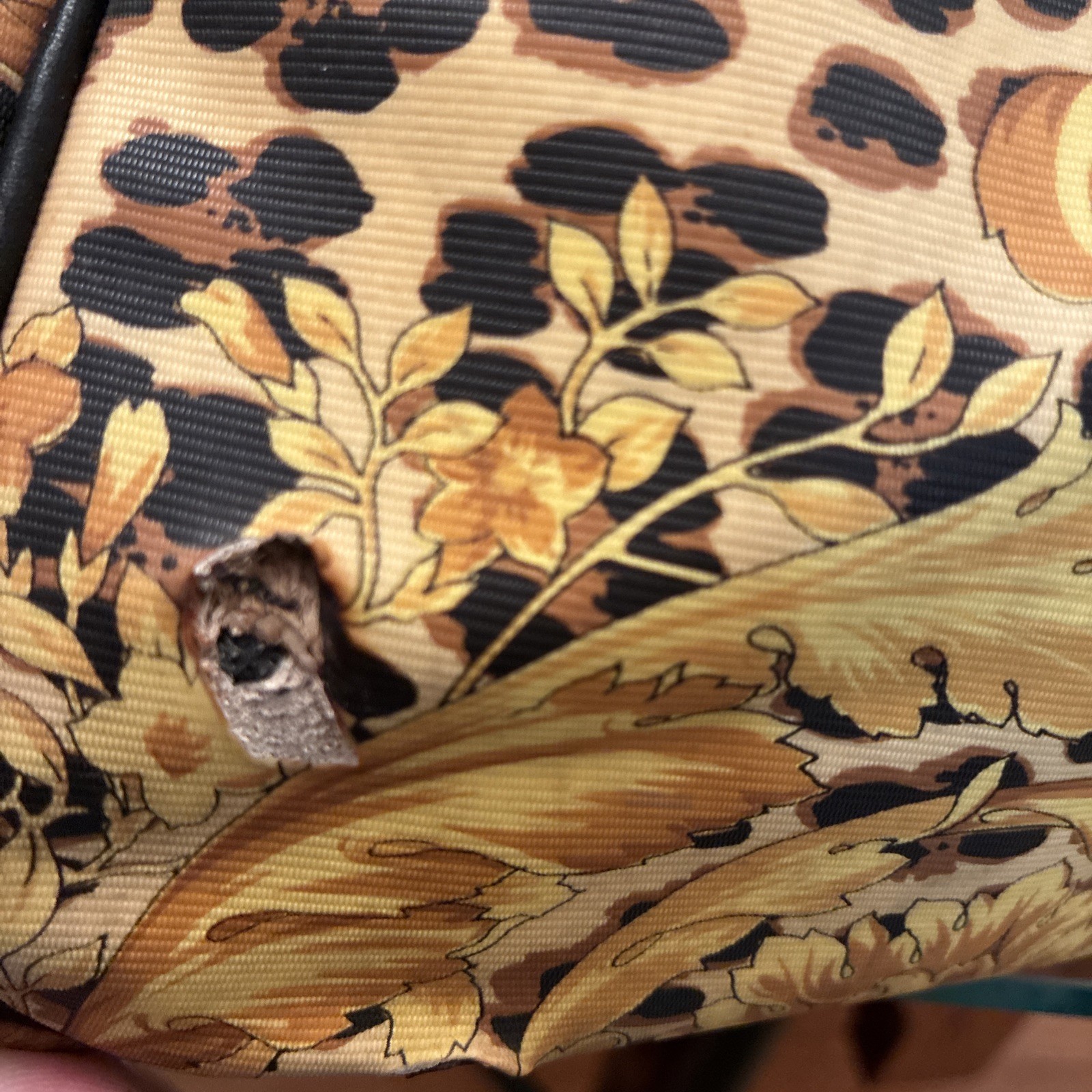 Authentic Vintage Gianni Versace Yellow Baroque Leopard Print Speedy, Shades Lot