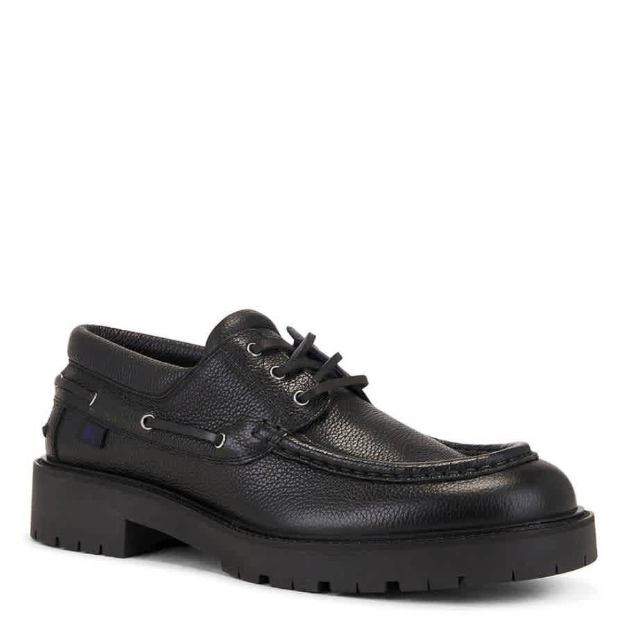 Burberry Raft Leather Boat Shoes