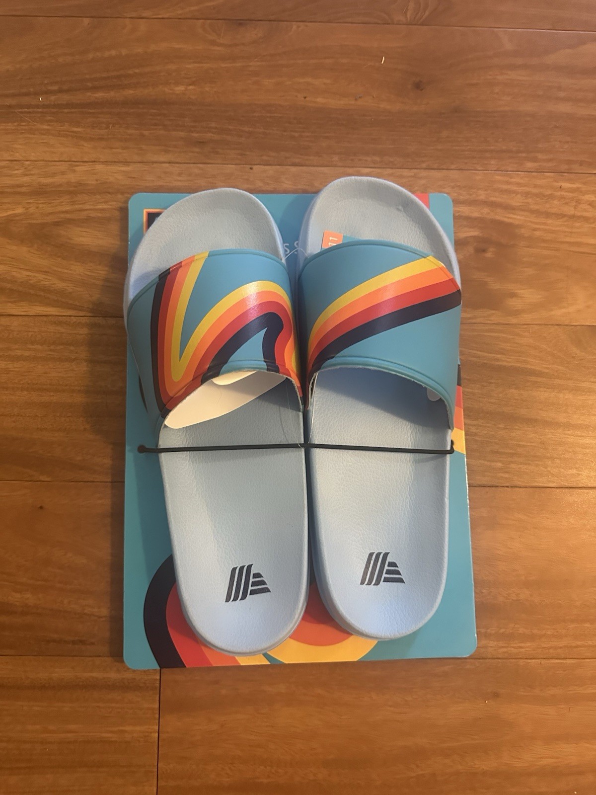 NWT Aldi 2023 Gear Capsule Collection Slides Sandals Light Blue Men’s Size 11