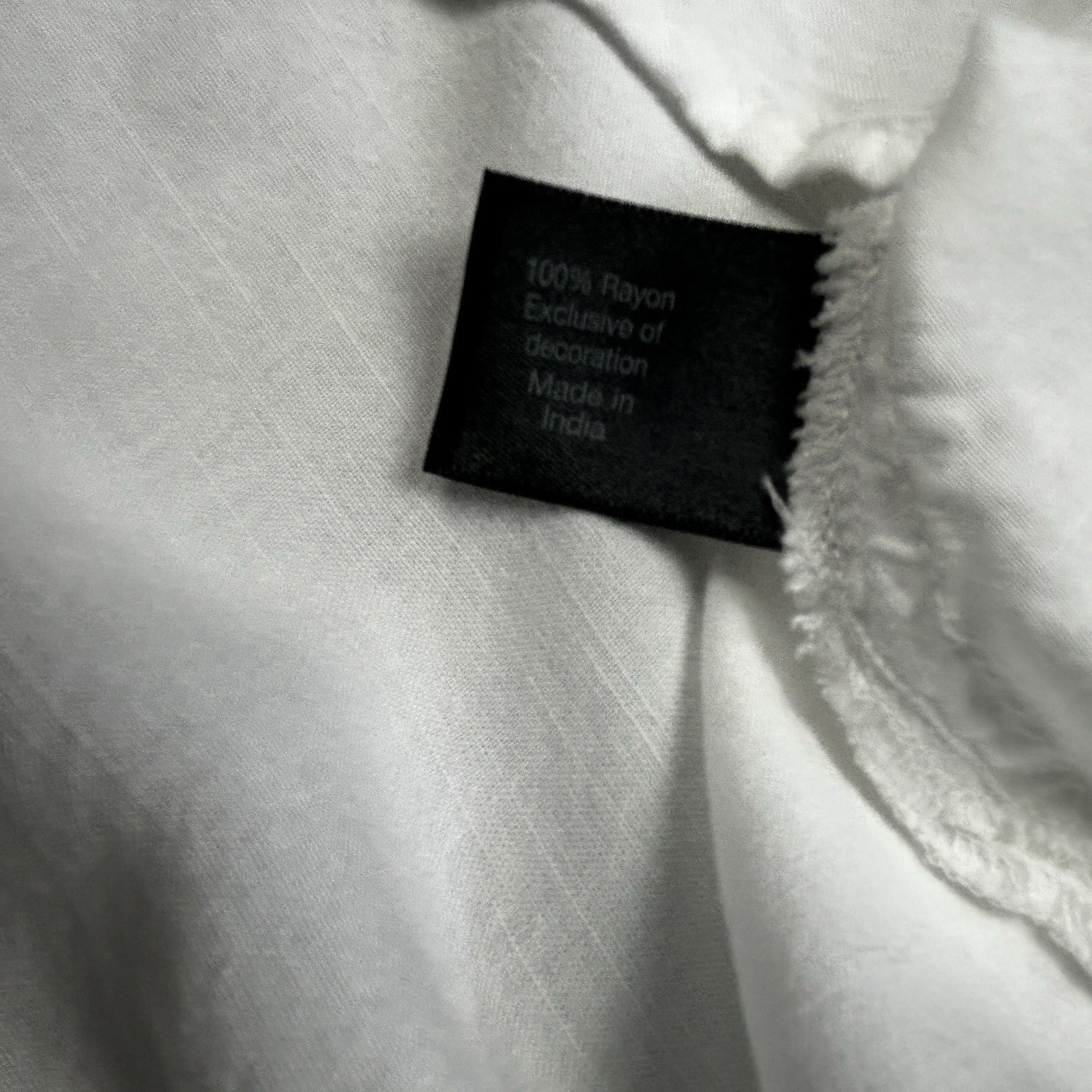 Lane Bryant Blouse Womens 28 White Tunic Split Neck Roll-Tab Sleeve Lace Detail