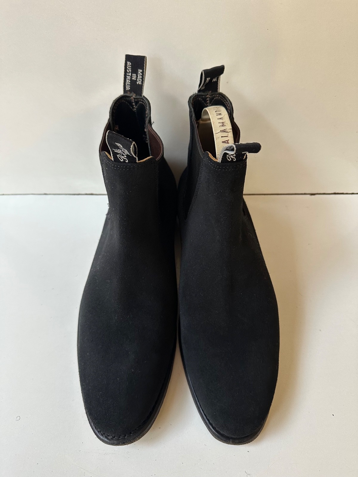R.M.Williams Craftsman Suede Black Men’s Ankle Boots UK 8.5 USA 9.5