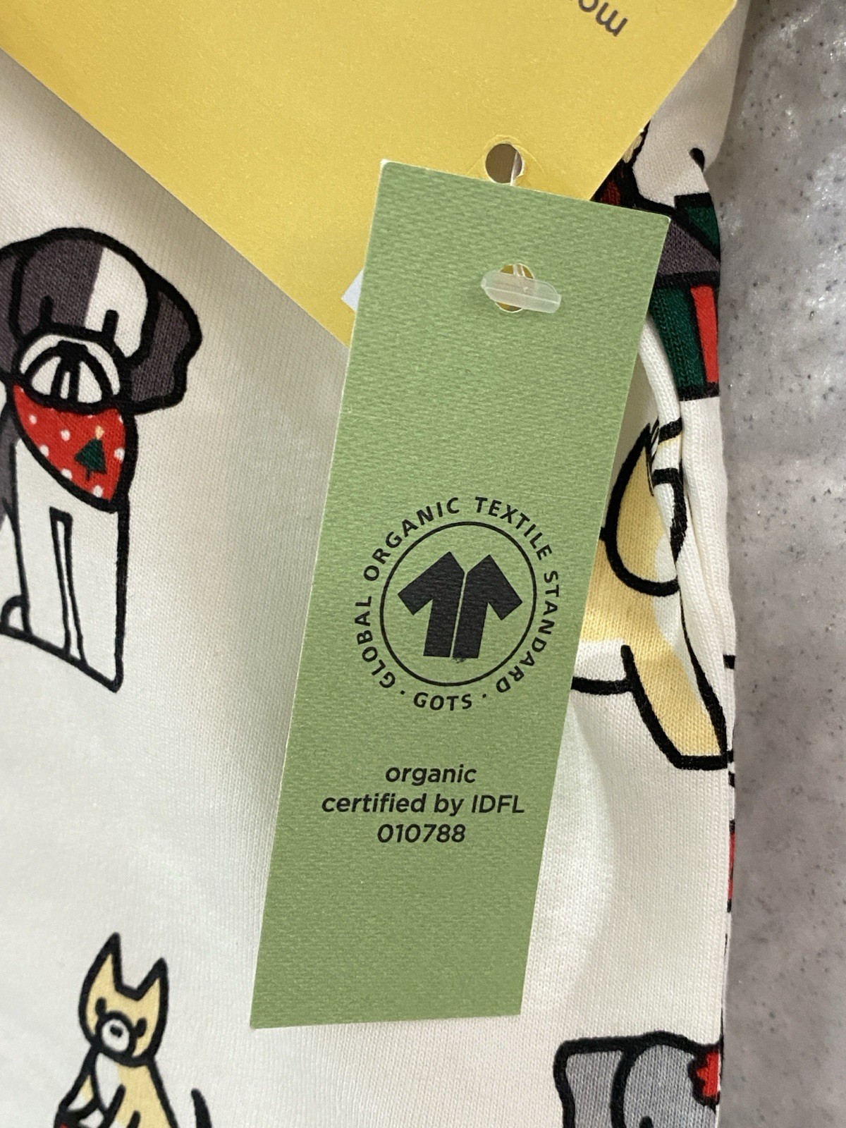 M+A Monica+Andy Organic Cotton 2 Piece Fleece Outfit Dogs Kids 2T 3T Christmas