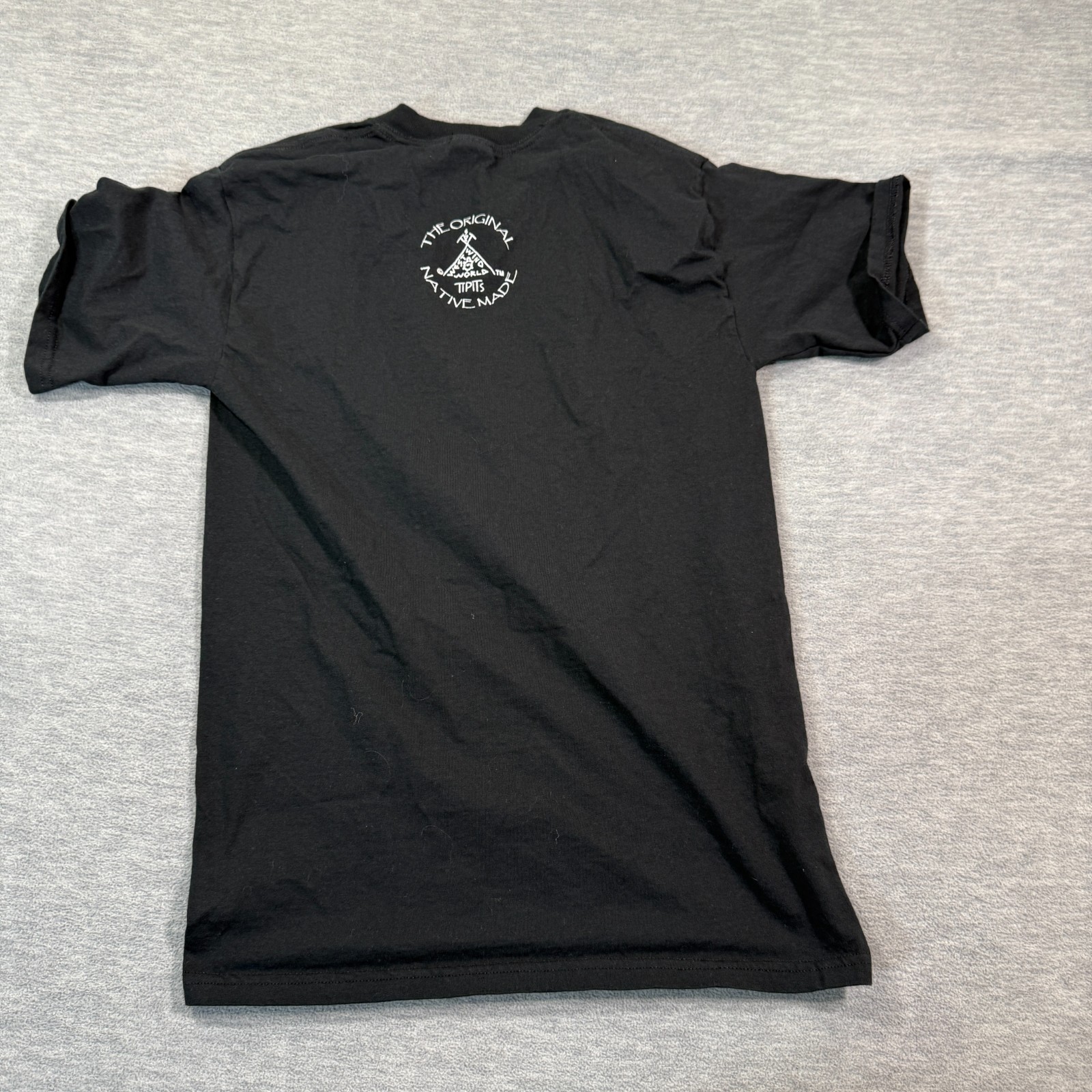 Gildan Shirt Men Small Black American History 101 Indians Discovered Columbus