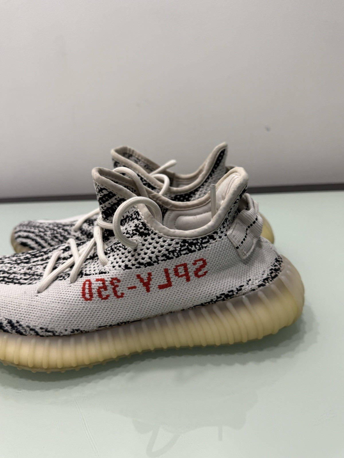 adidas Yeezy Boost 350 V2 Low Zebra Mens Size 7.5