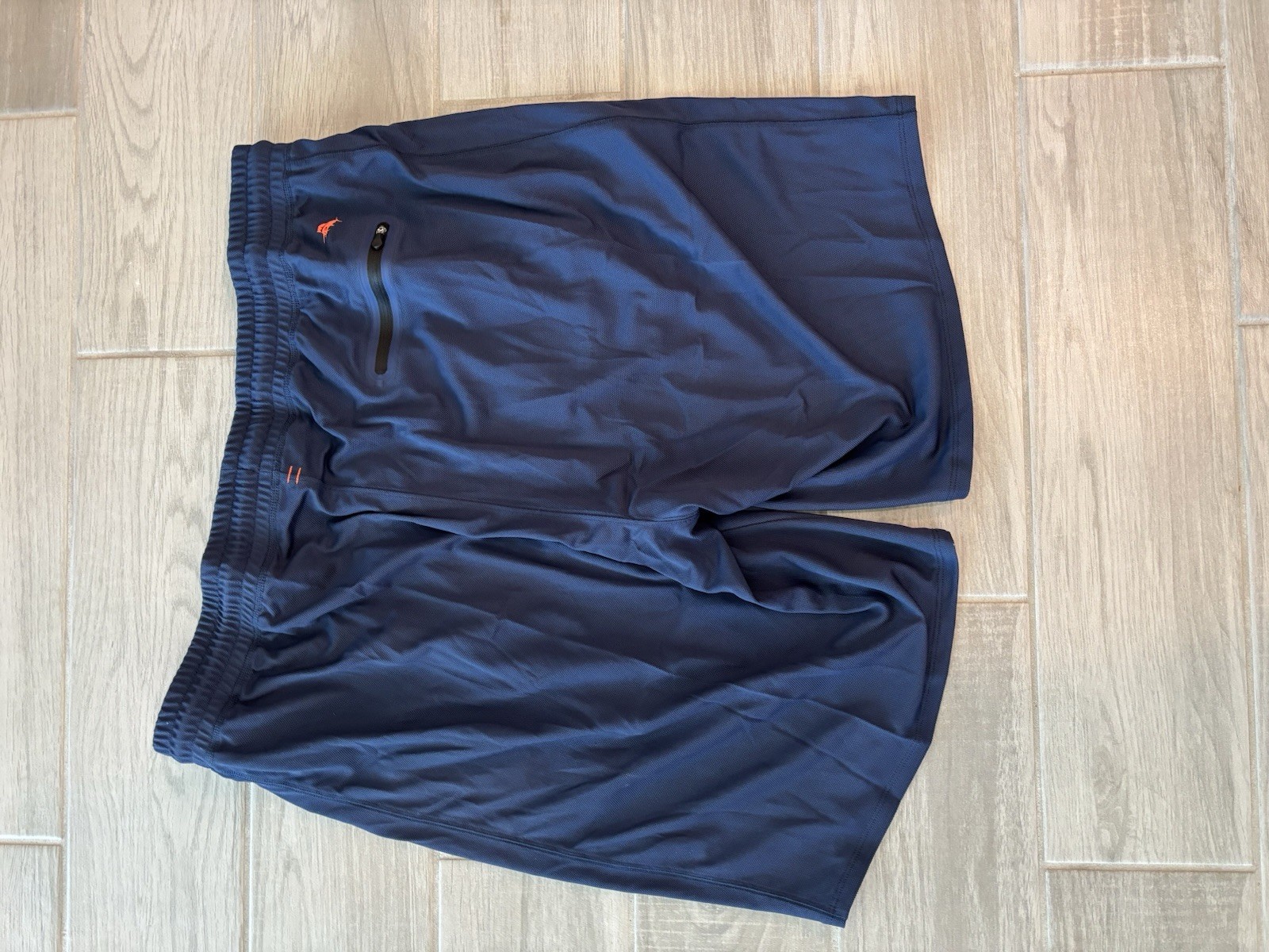 Tommy Bahama Islandactive wave breaker shorts Navy Blue XXL Zip Back Pocket NWT
