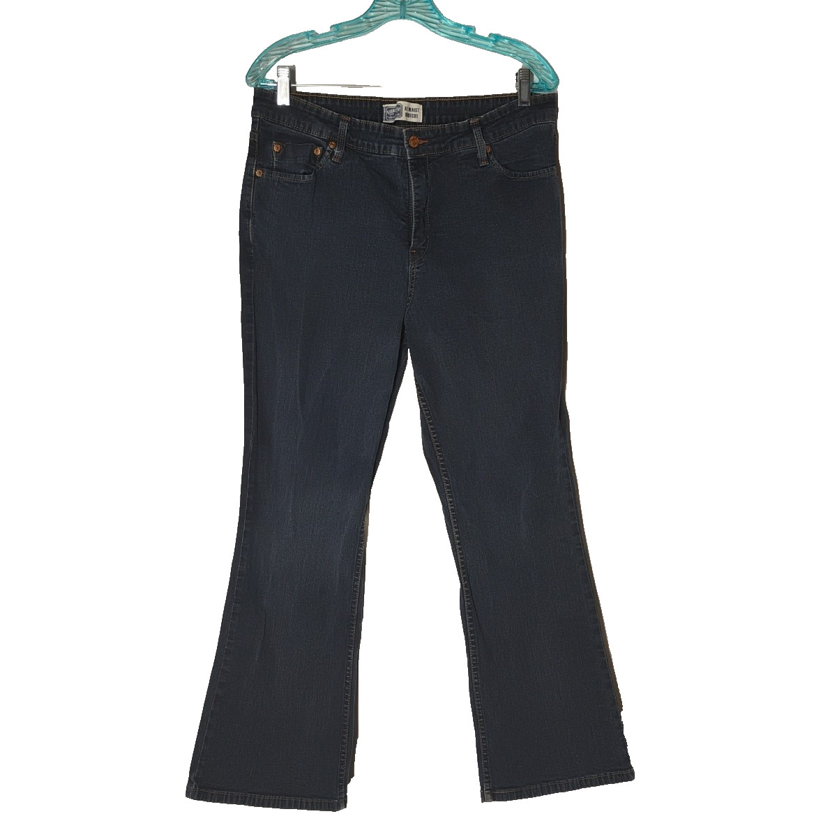 Levi’s Signature At Waist Misses 16 (31×28) Bootcut Dark Denim Blue Jeans