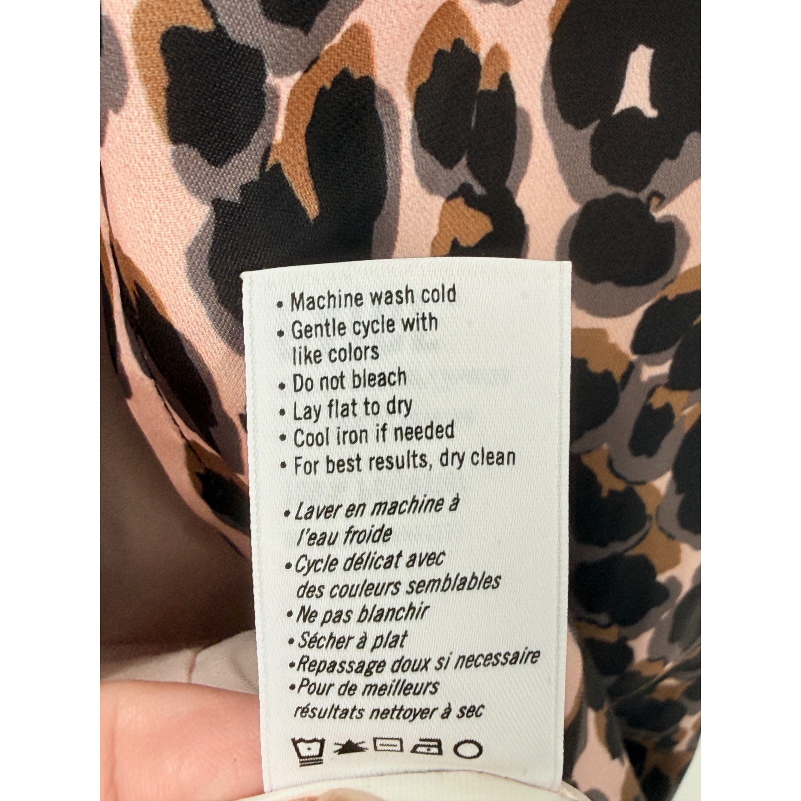 PAIGE Delfina Leopard Print Midi Slip Skirt Womens Sz 10 chic office feminine