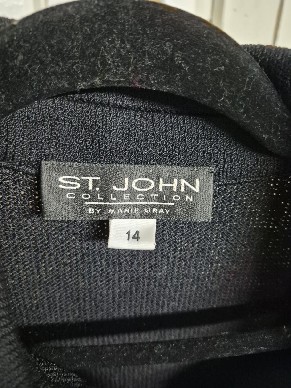 St. John Collection Embroidered Cardigan Jacket 14