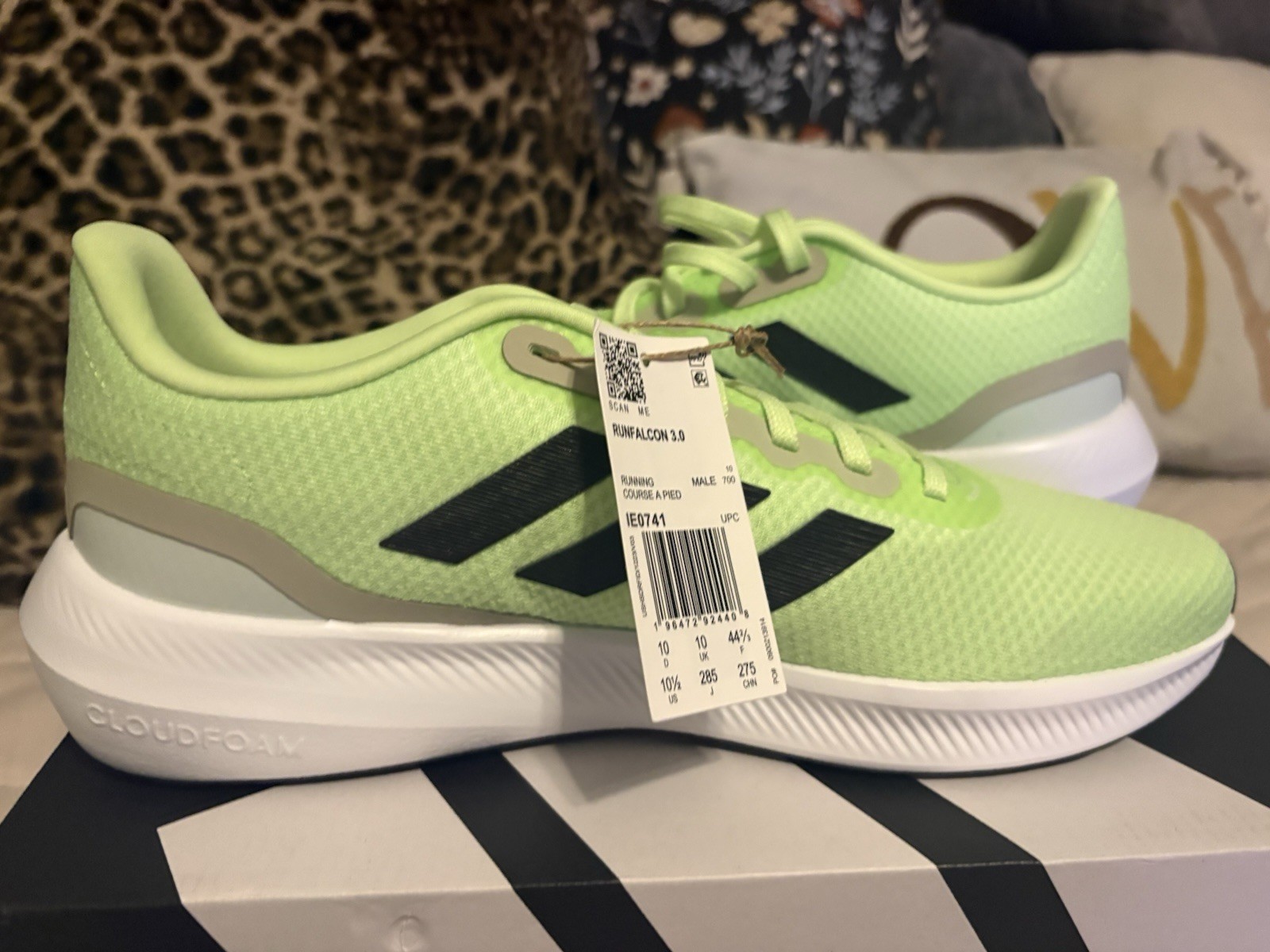 adidas Runfalcon 3.0 Men’s Running & Jogging Sneakers Green/Black/White IE0741