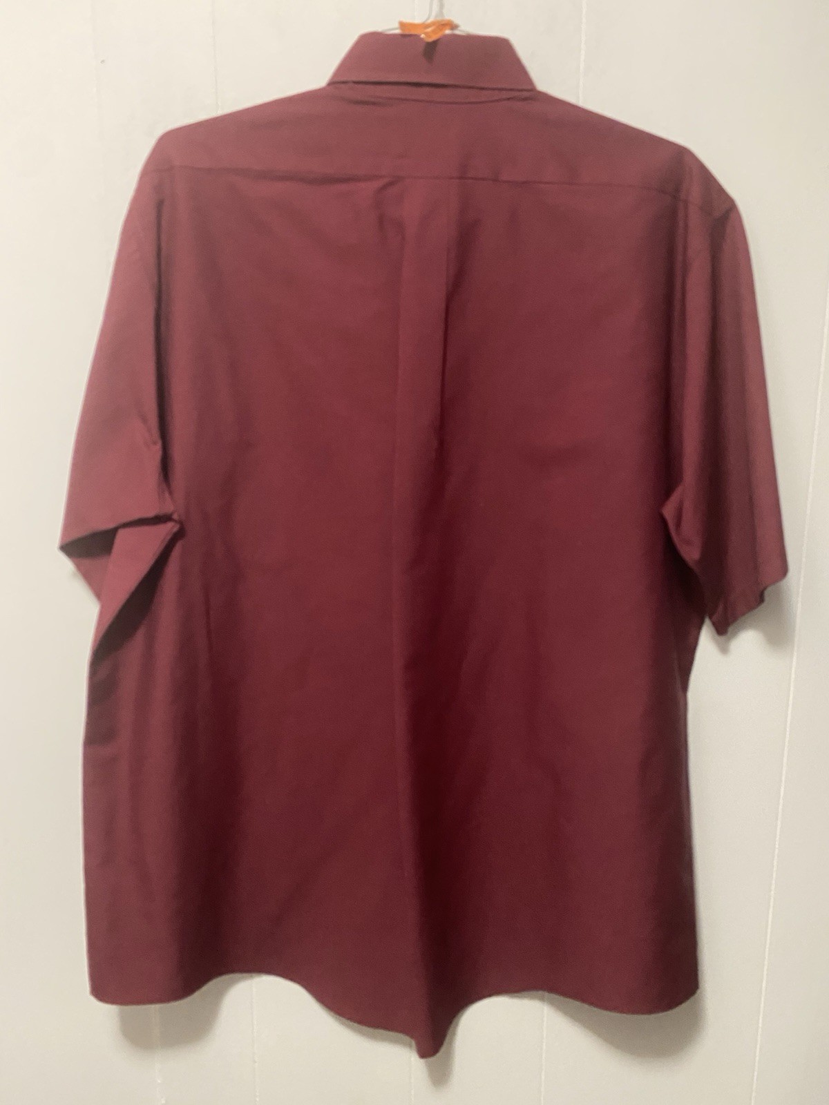 Red Kap SP80 Mens XL Maroon Work Shirt Short Sleeve Industrial Pocket