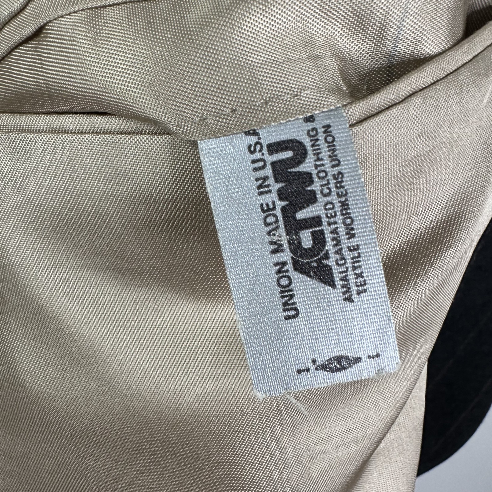 Marshall Fields Double Breasted Blazer Mens 42R Flannel Gray Pinstripe Wool VTG