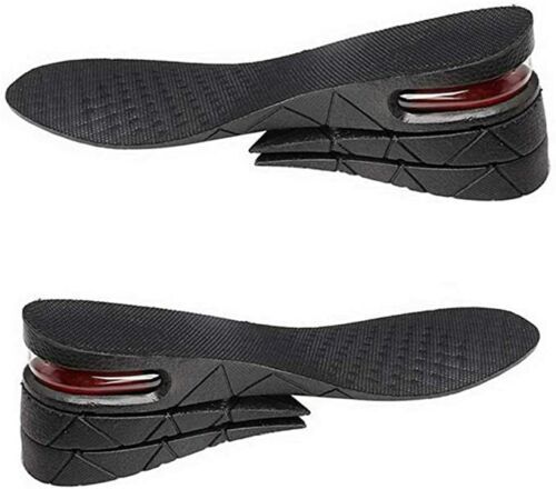 Men Women Shoe Insoles Invisible Height Increase Heel Lift Taller Inserts Pad US