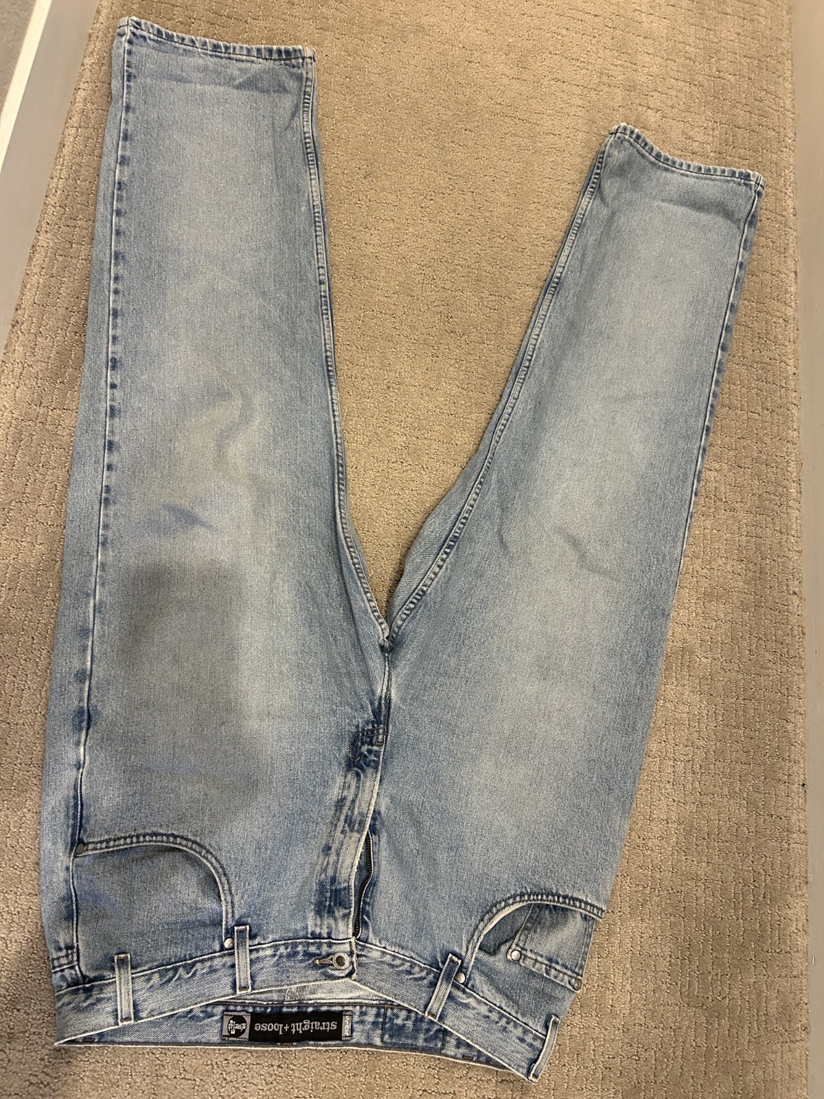 Vintage Levi’s Jeans Men’s 36×30 Blue Denim Silvertab Straight Loose Baggy Y2K