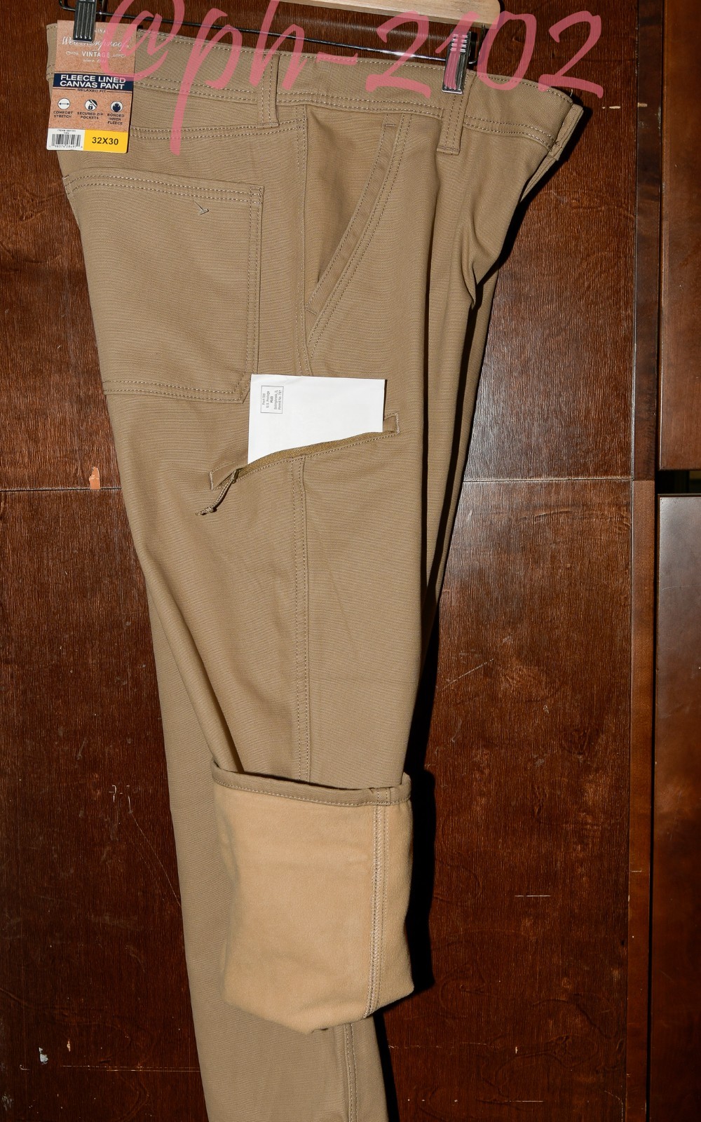 Weatherproof Vintage Men s Bonded Fleece Lined Pants size 32×30 32×32 32x3434x30