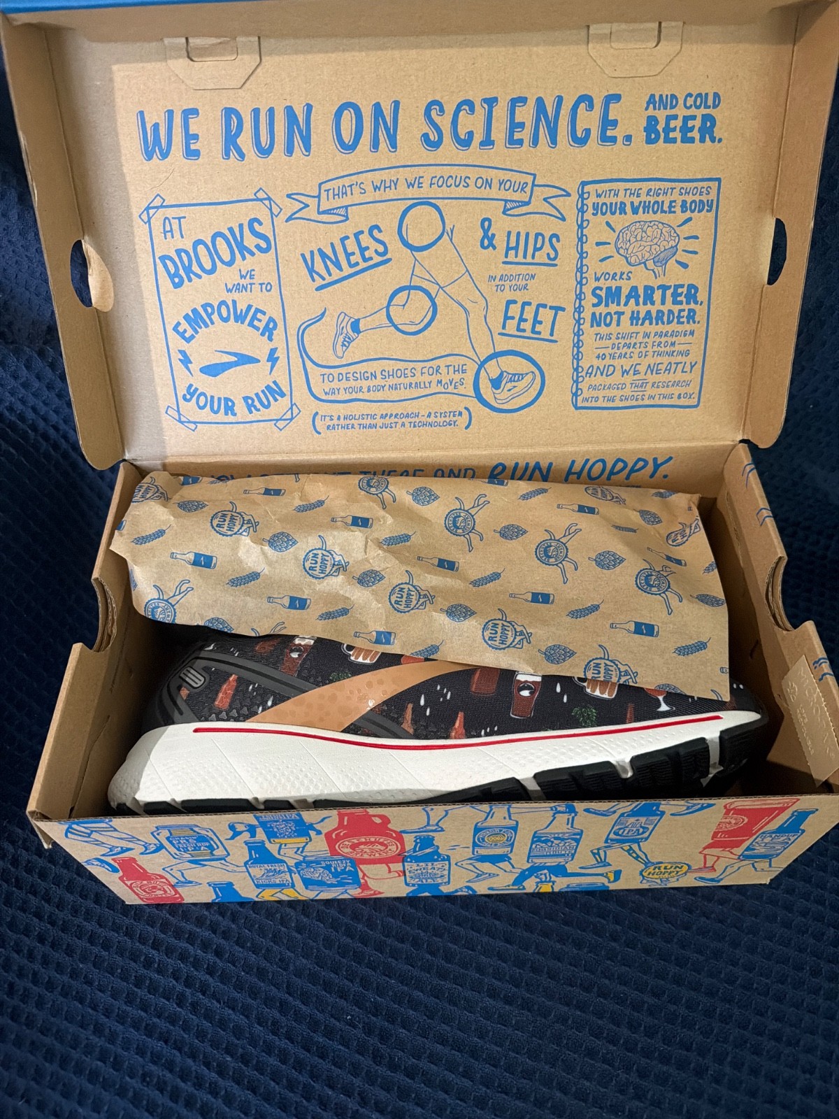 Limited Edition Brooks Deschutes Brewery Run Hoppy Ghost 14 Size 11 *New in Box*