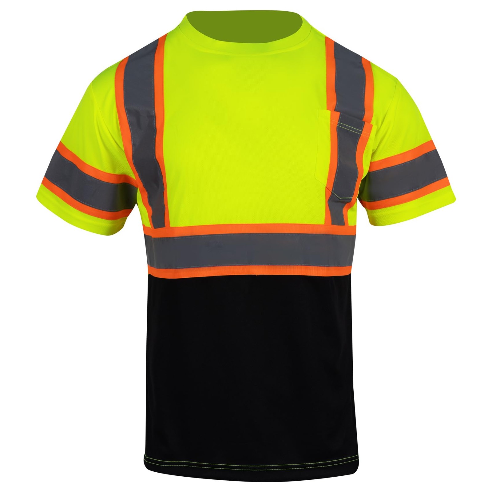 Hi Vis Reflective Safety Shirts for Men ANSI Class 3 High Visibility Construc…