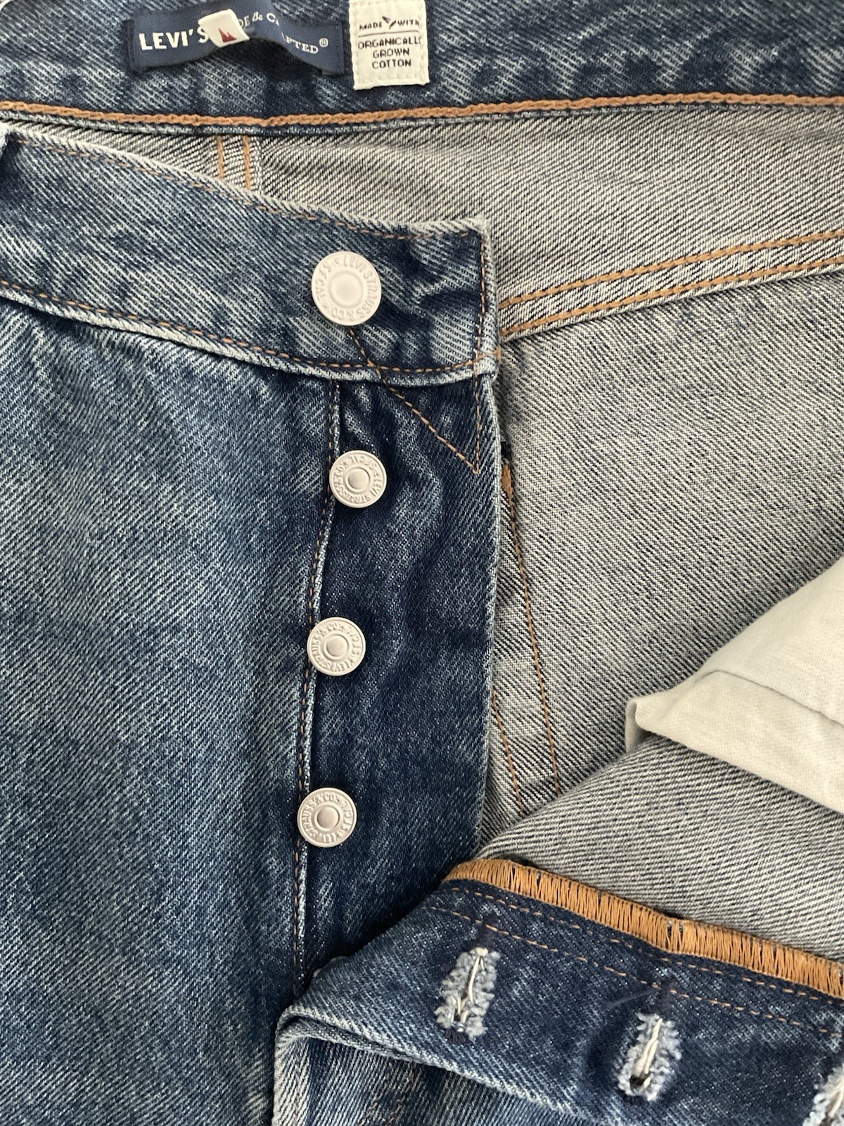 Levi’s 501 ‘93 Straight Made And Crafted Jeans. Men’s 36 X 32. Big E.