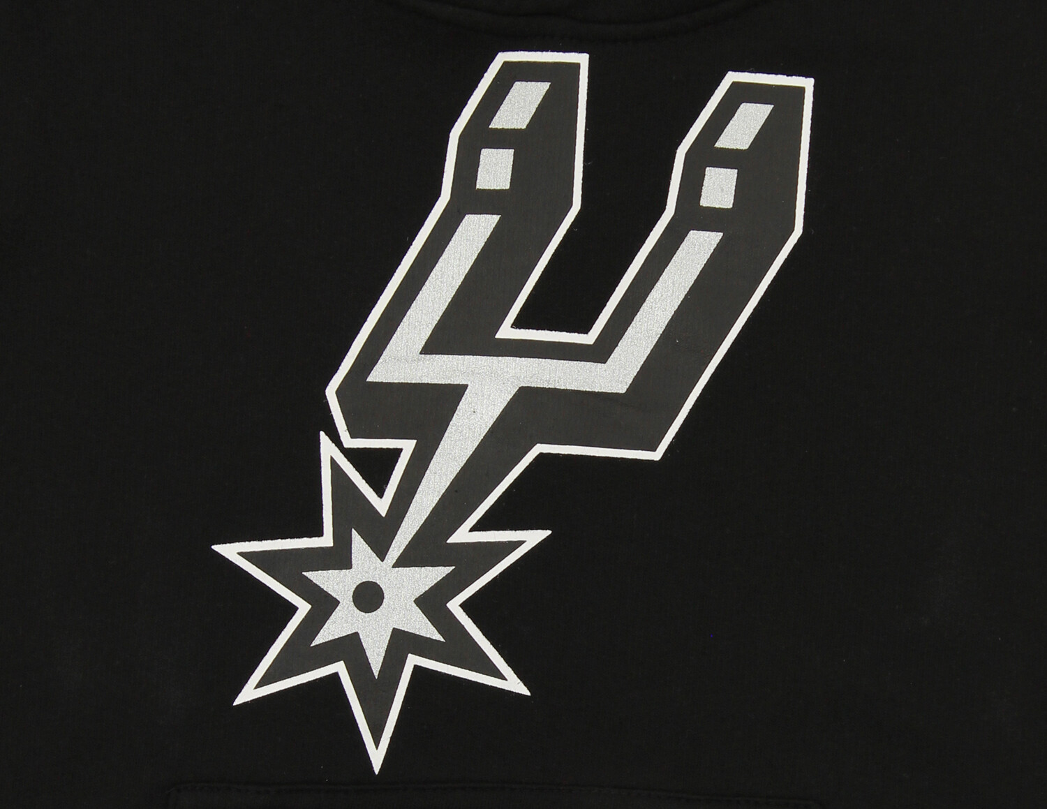 Outerstuff NBA Youth San Antonio Spurs Primary Logo FLC Hoodie
