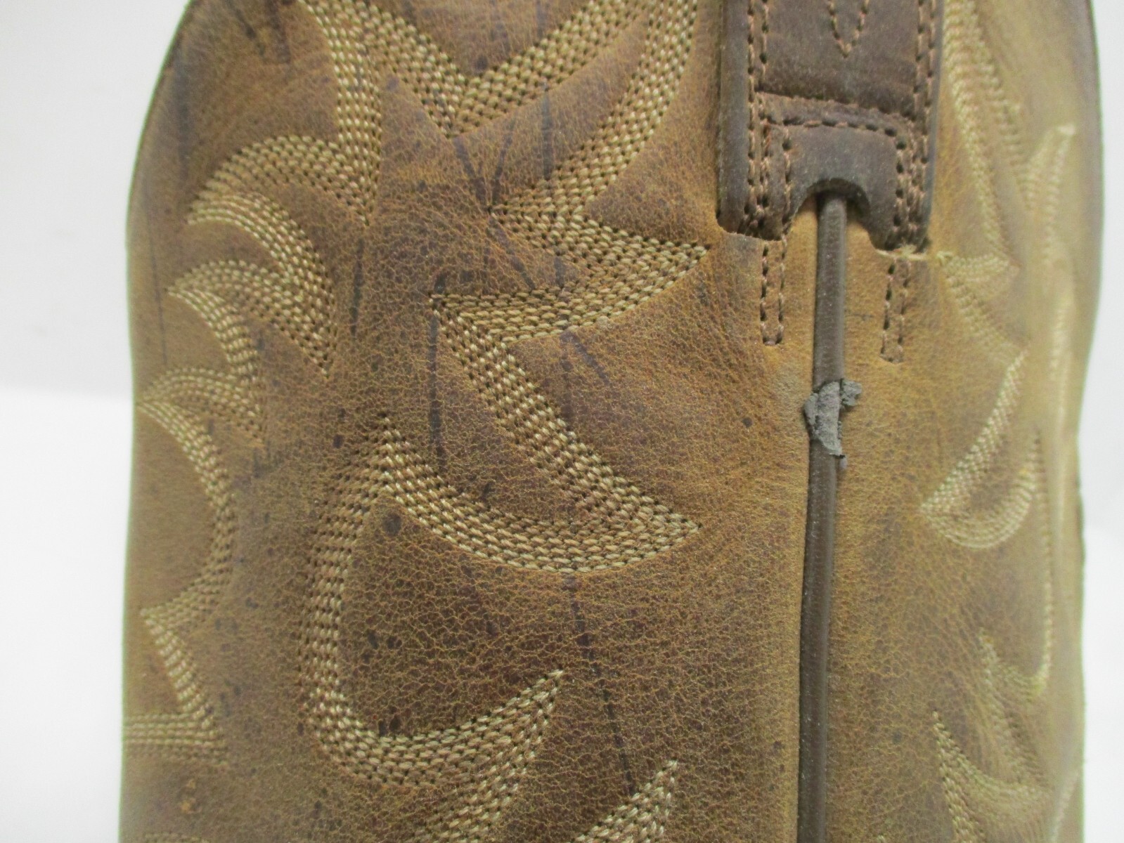 Ariat Heritage Brown Leather Cowboy Western Boots Mens Size 9.5 EE Style 34725