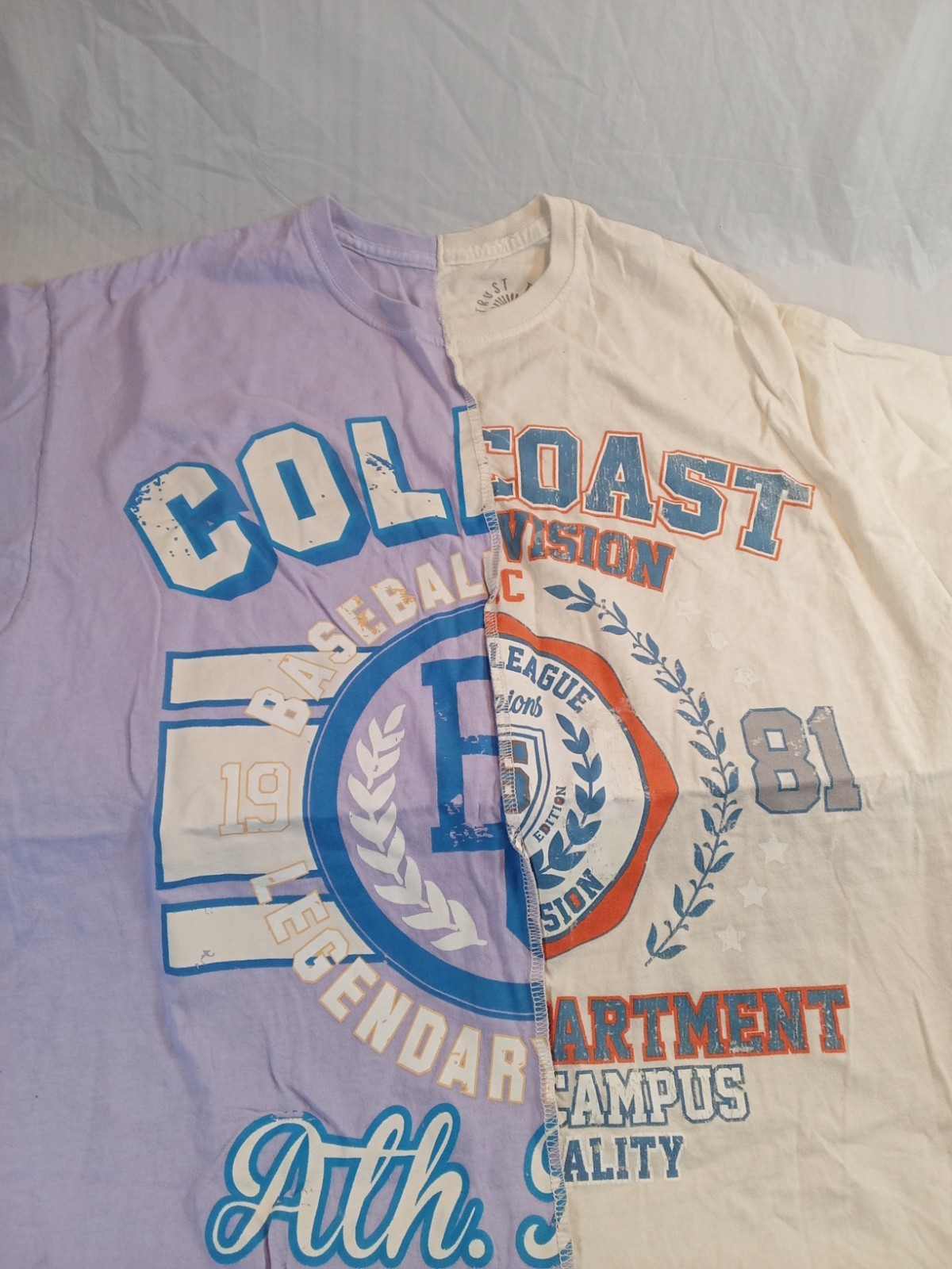 Trust the Universe Split Baseball T Shirt Medium