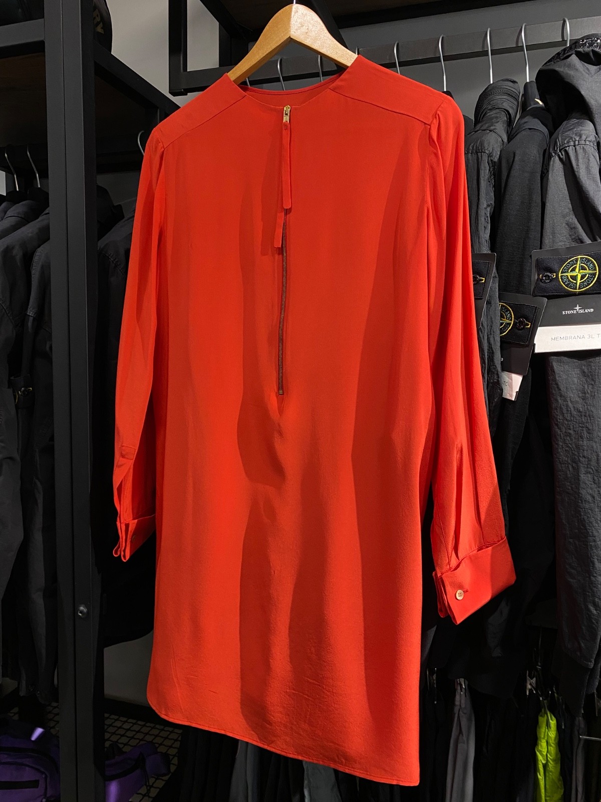 Rare vintage Miu Miu Red Silk Dress Size 40