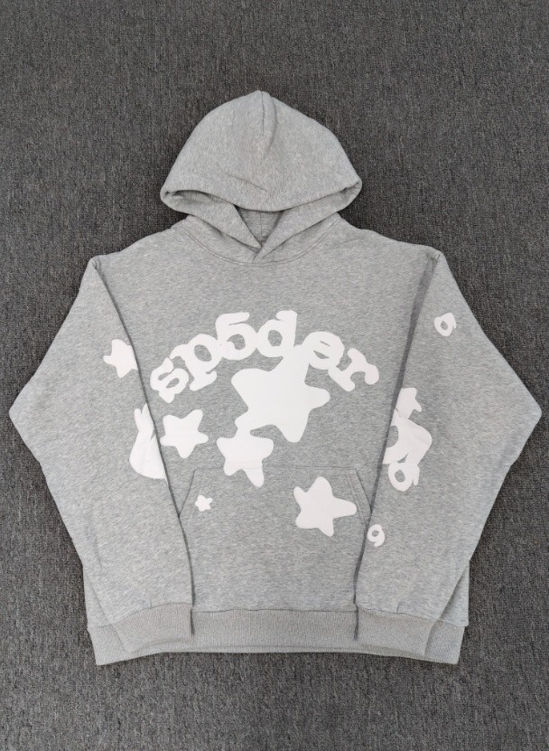 Sp5der hoodie (grey) new size medium, good quality good condition