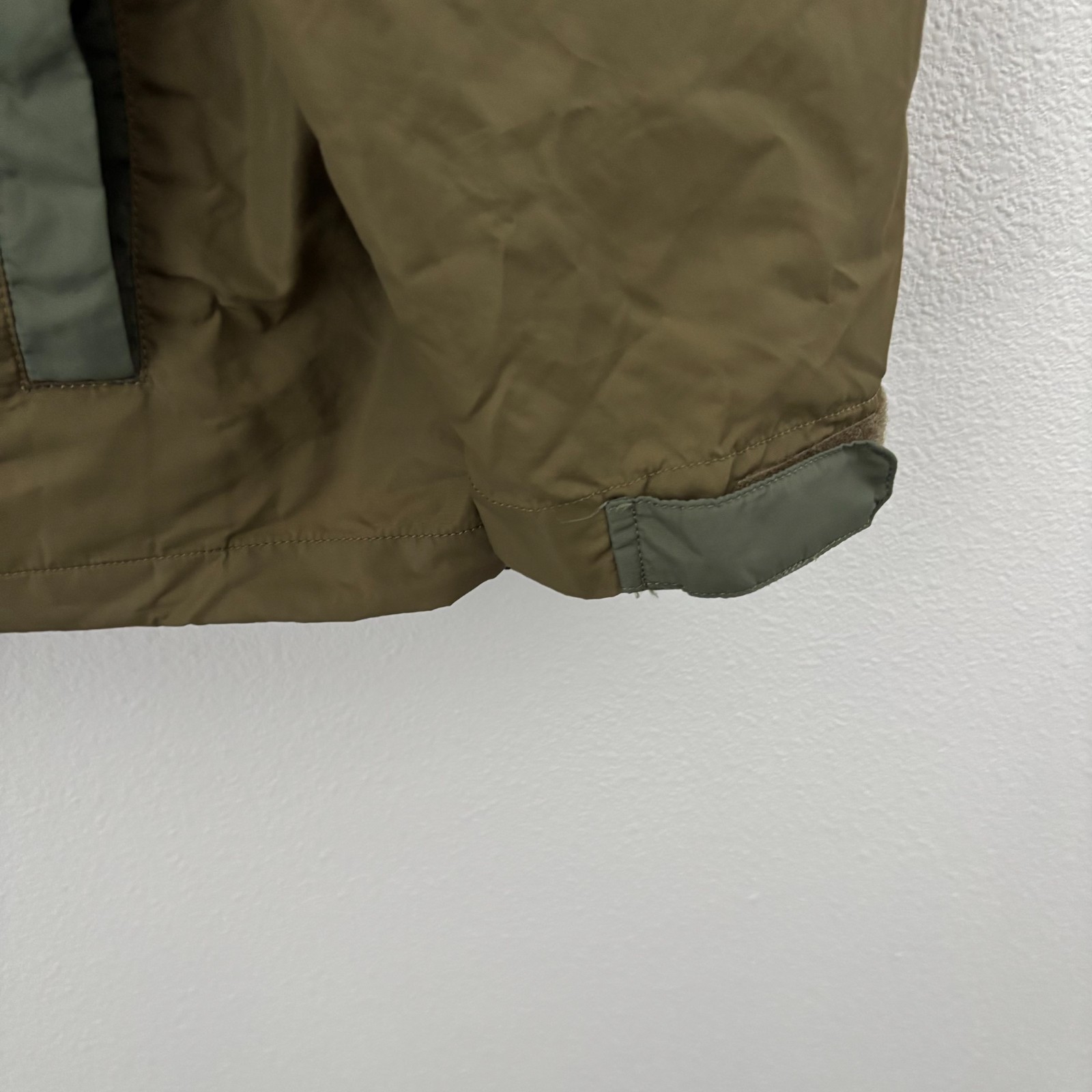 Alpha Industries Anorak Jacket Men’s Large Green Pullover Hooded Windbreaker