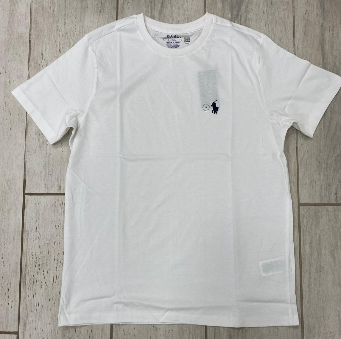 Polo Ralph Lauren Men’s Classic-Fit Crewneck T-Shirt Black & White -S,M,L,XL,XXL
