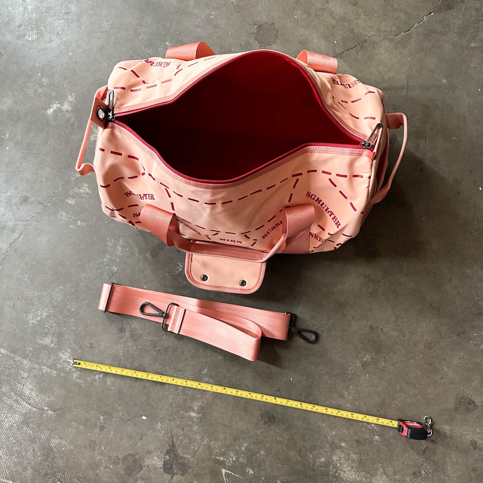 NEW Porsche Design 917 Pink Pig Livery Sport Weekender Duffel Bag WAP0350110PROW