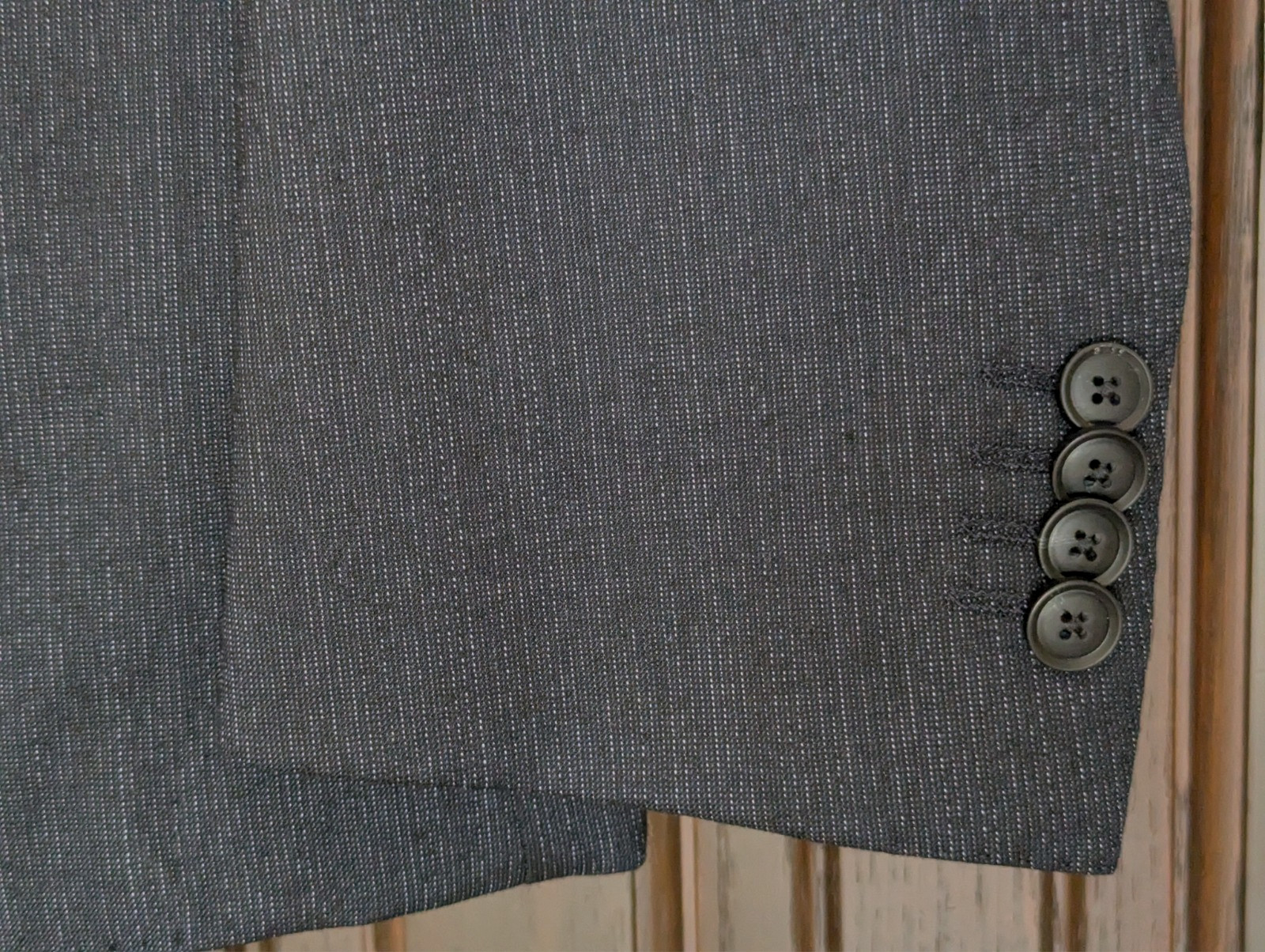 HUGO BOSS Huge Slim Fit Stretch Wool Blend Suit, Blue Mélange, Size 44 R
