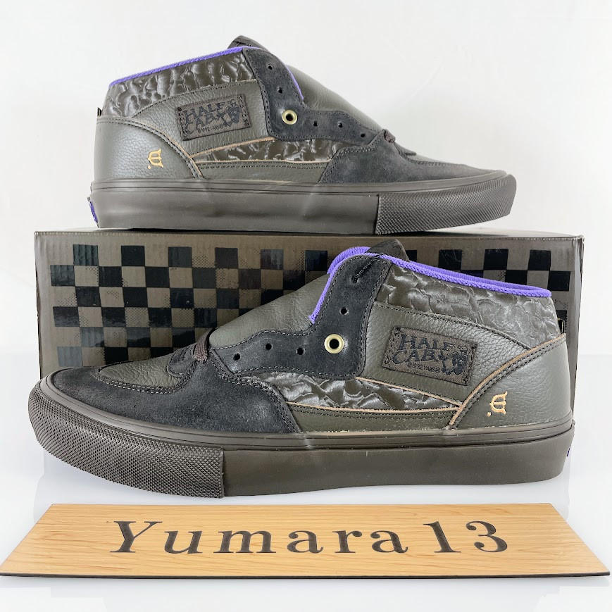 Evisen X Vans Skate Half Cab Brown VN0A5FCD8ZM Men’s Size