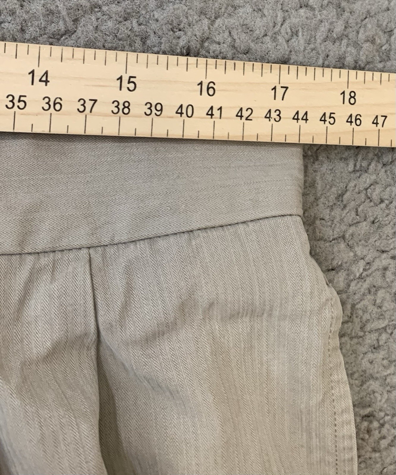 Tommy Bahama Pants Mens 36×34 Silk Rayon From Bamboo Pleated Dress Trousers Tan