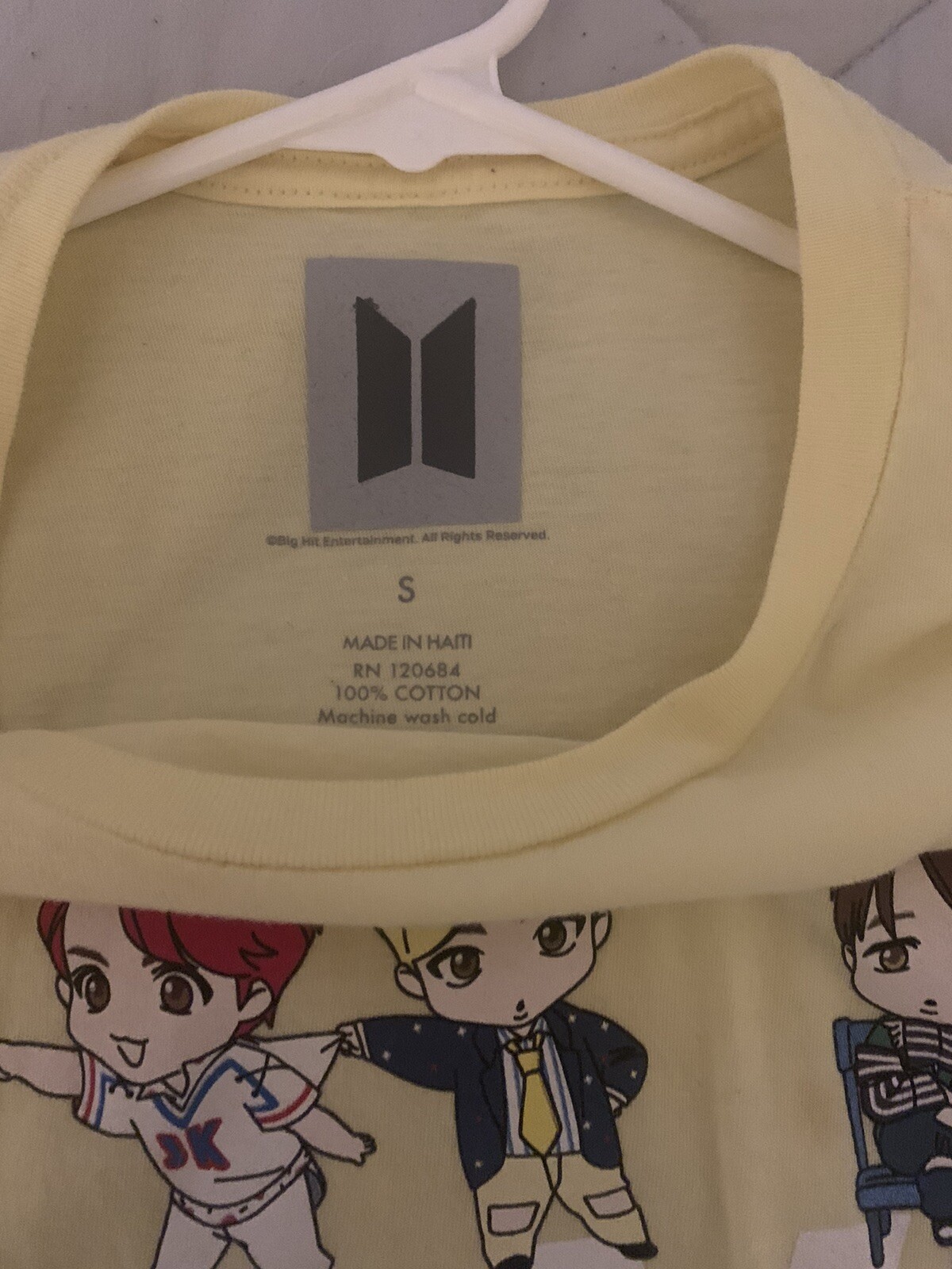 BTS Tinytan Shirt Medium New Hot Topic