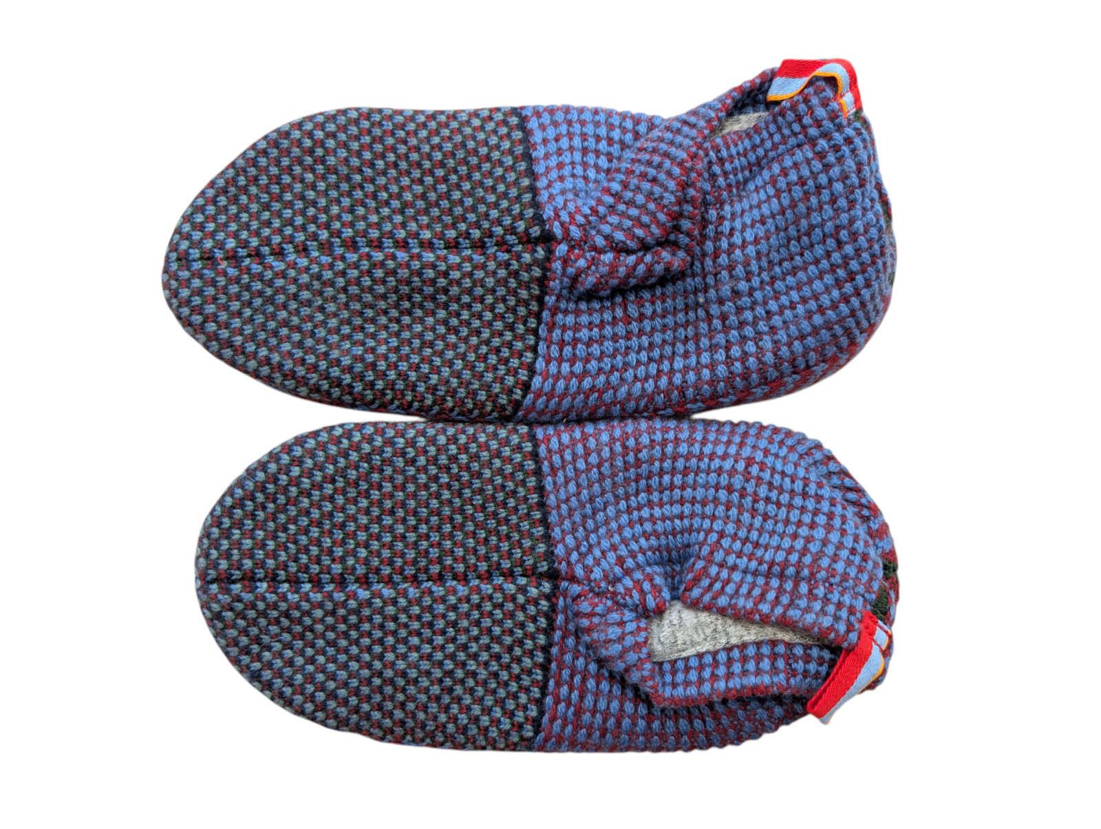 Bombas Gripper Slipper Lined Womens Medium Purple Black US W 9-11.5 Unisex Multi