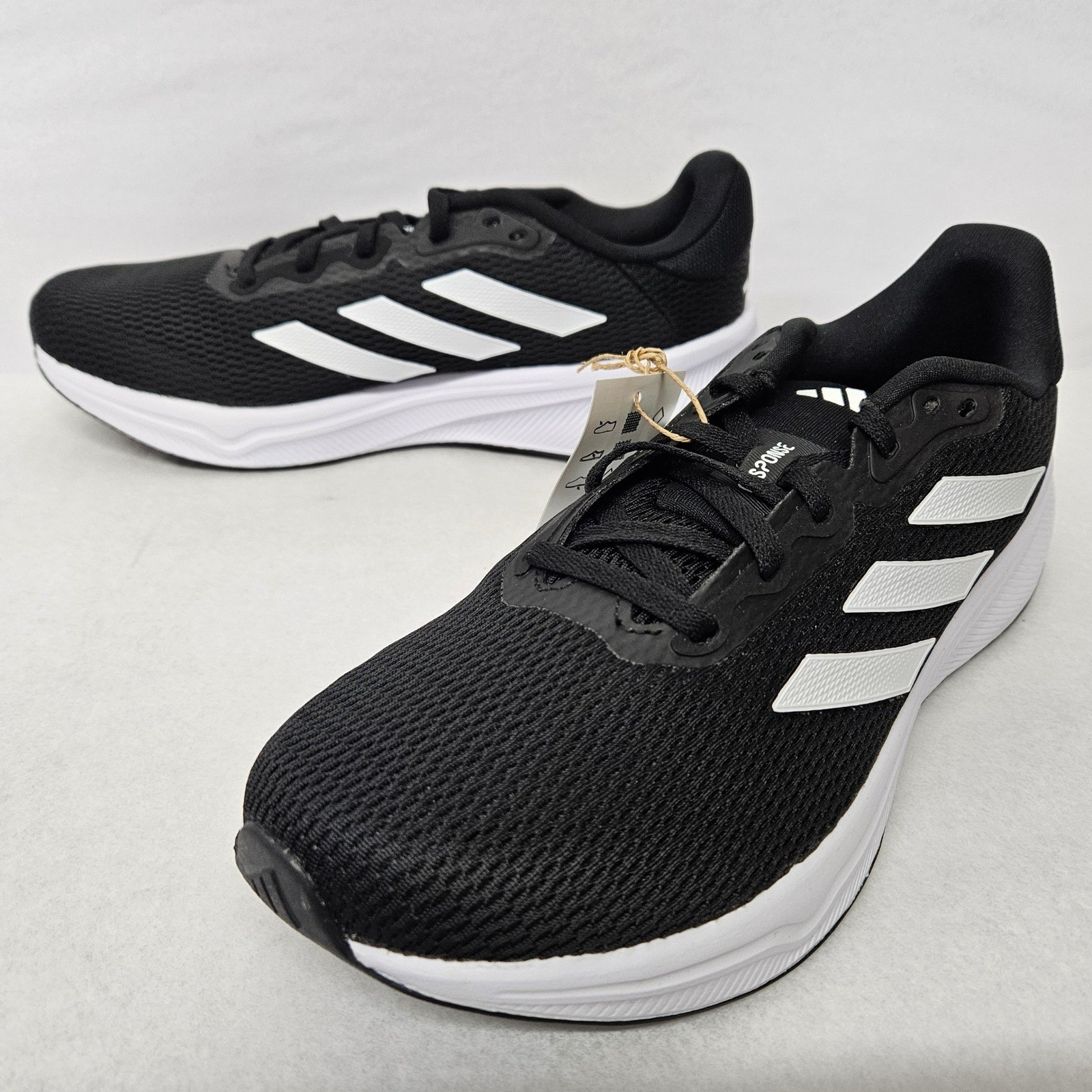 Adidas Response Running Shoes IH6007 Core Black White Men’s Size 11
