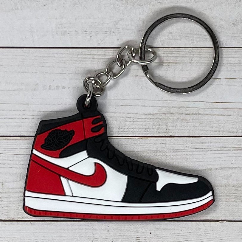 **YOU CHOOSE** Air Jordan 1 Mini Sneaker 2D Rubber 2″ Keychain MORE COLORS NEW!