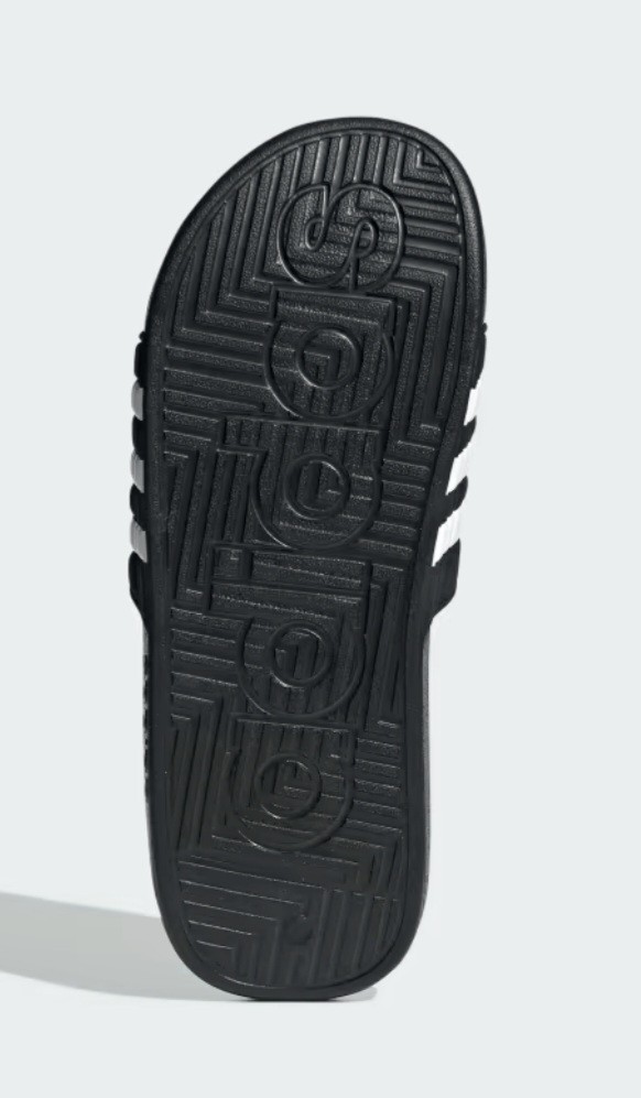 Size 11 – Men’s adidas Adissage Slide Sandals- Black/White/Black F35580