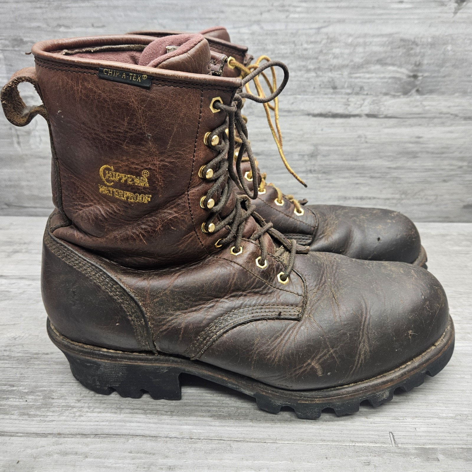Chippewa Boots Paladin Logger Steel Toe Insulated Waterproof Size 13 XW #73060