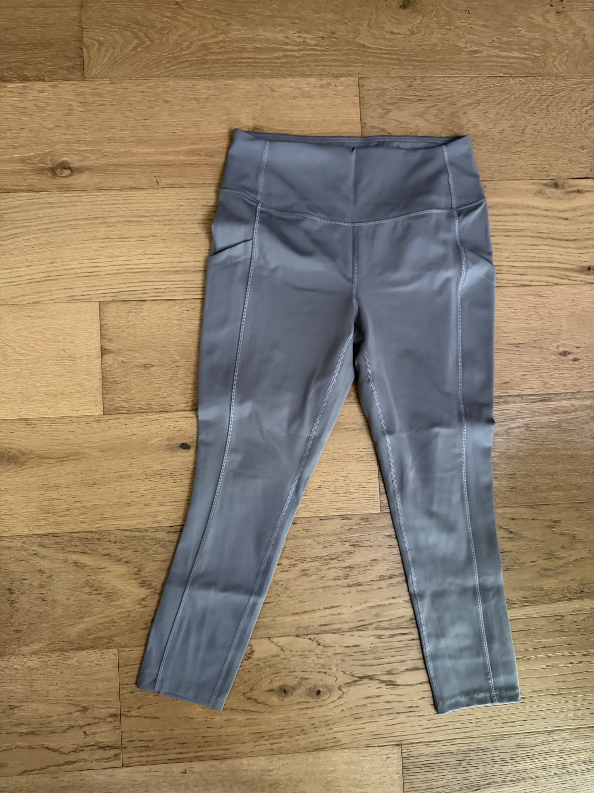 32 Degrees Cool Gray Pocket Leggings M/M Athleisure Workout Yoga Pants EUC