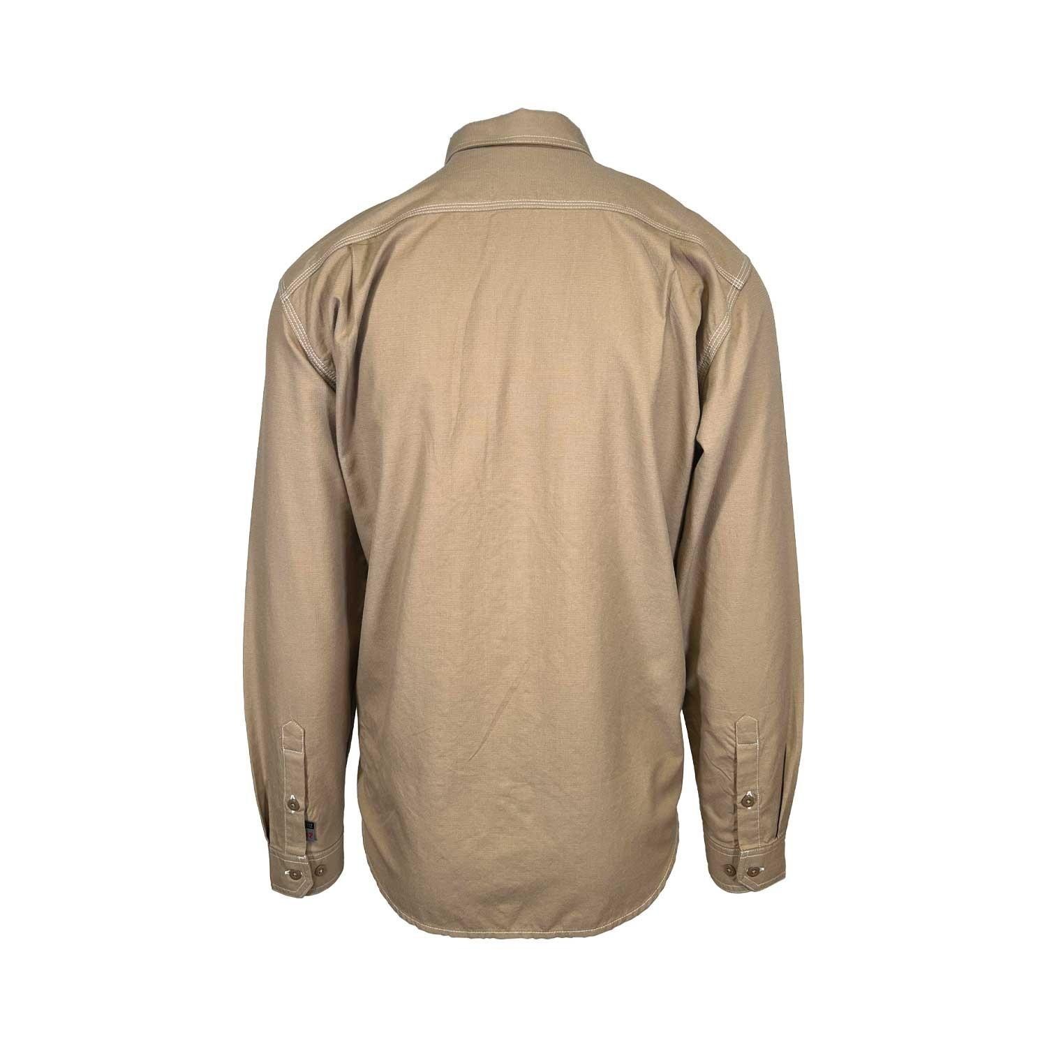 Carhartt FR Men’s Dark Khaki Shirt Flame Resistant Long Sleeve Lightweight (S04)