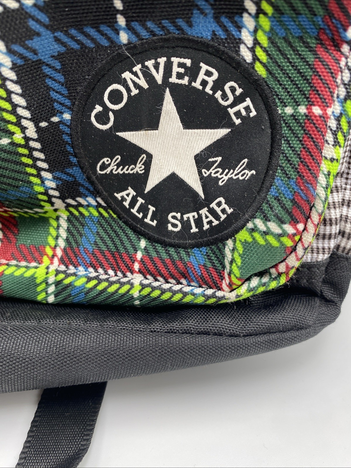 Converse Go 2 Patterned Check Backpack 24 Liter Capacity, 10019901-A01 USED
