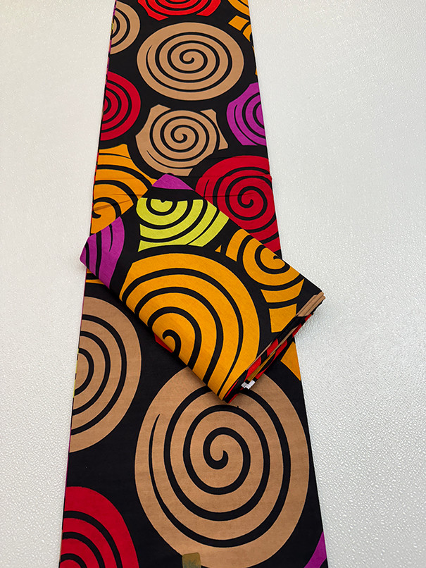 African Super Quality Wax Prints Sell by 6 Yards- Multi Color