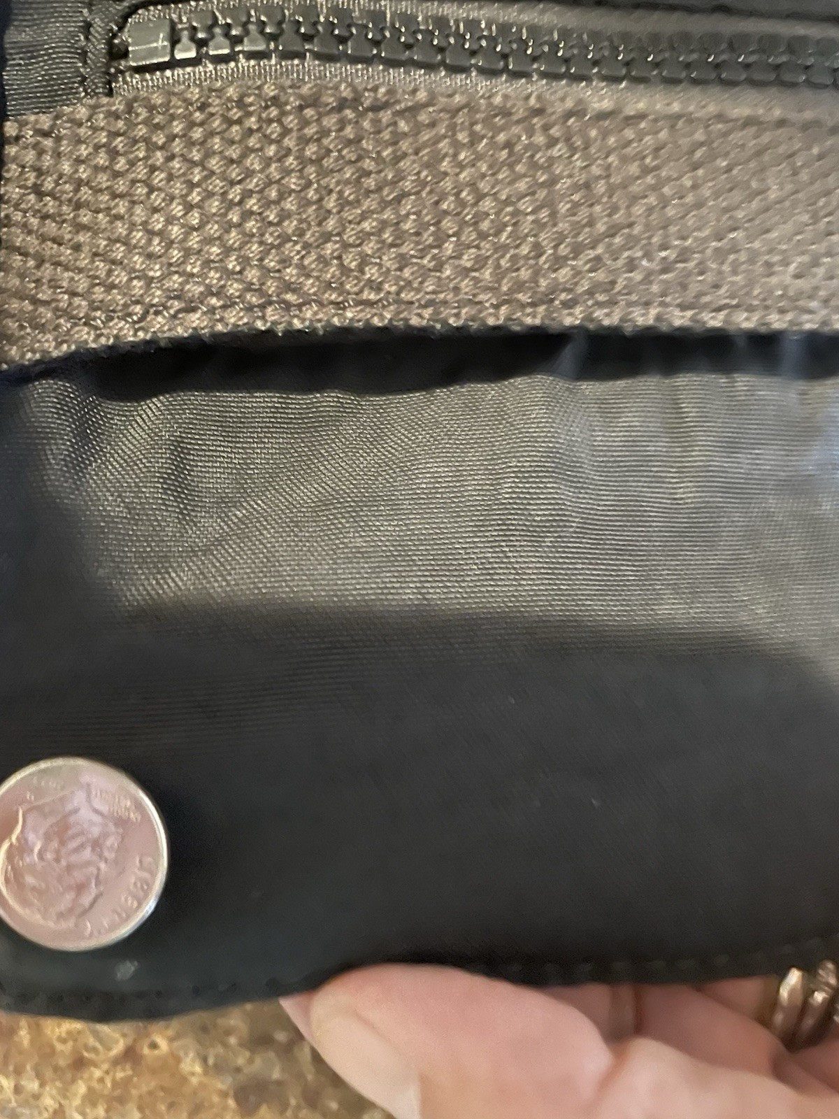 Kipling Angie Black, Nylon Crossbody Bag