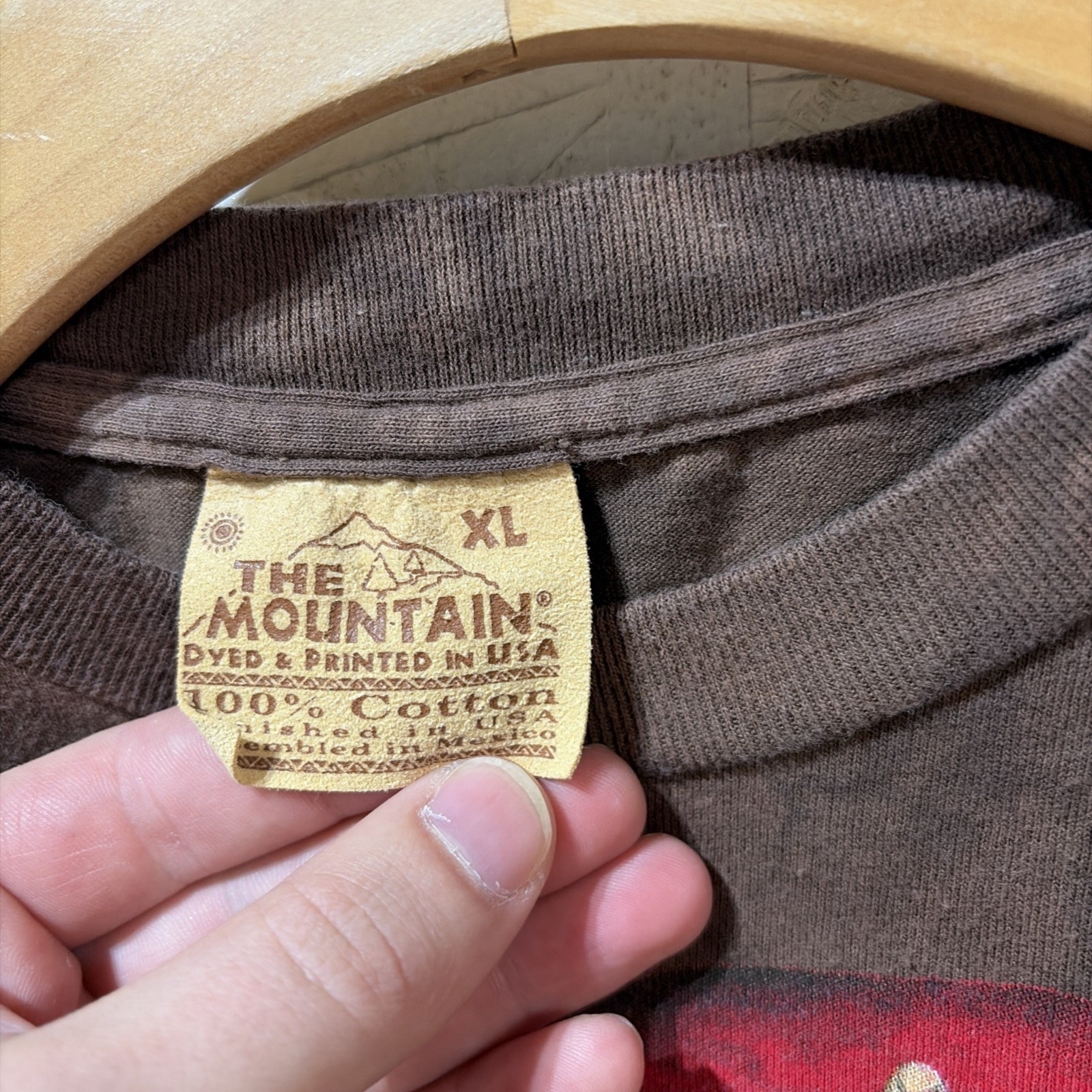 The Mountain Horse Dreamcatcher Native American Brown Size XL 2000 Made In USA