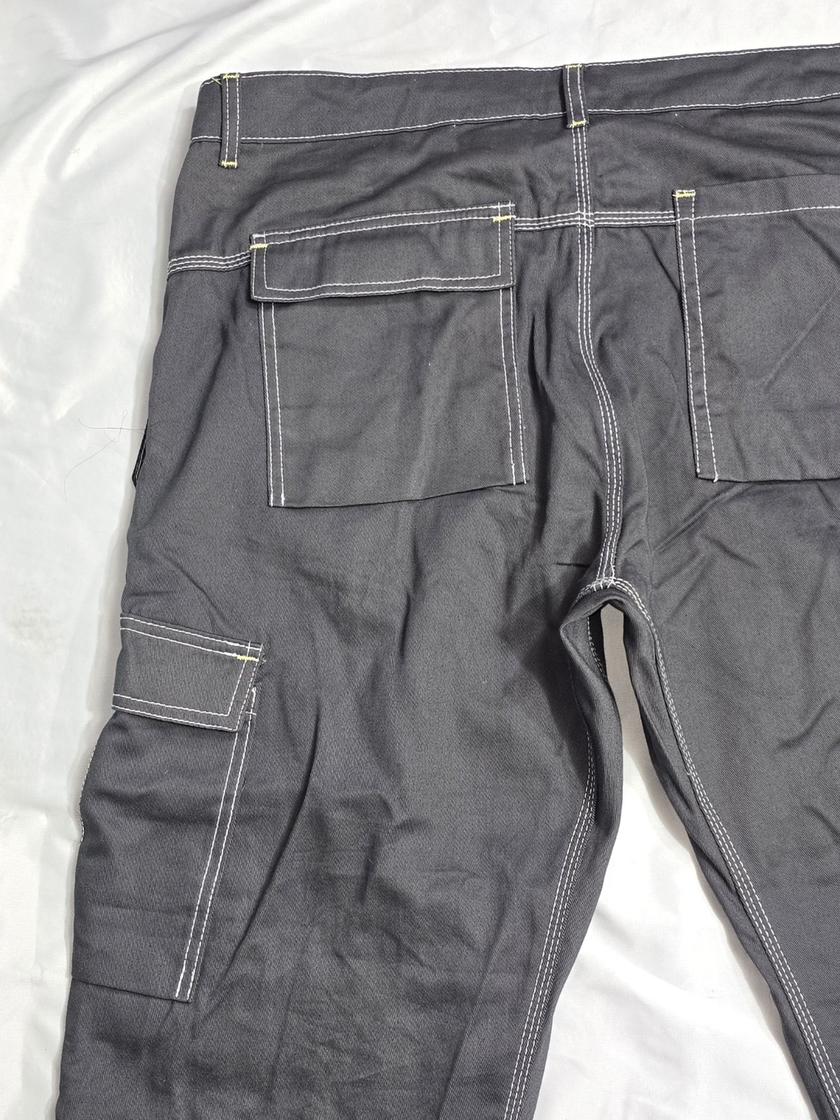 Men’s Construction Pants Utility Carpenter Cordura Knee Reinforced Trousers 38