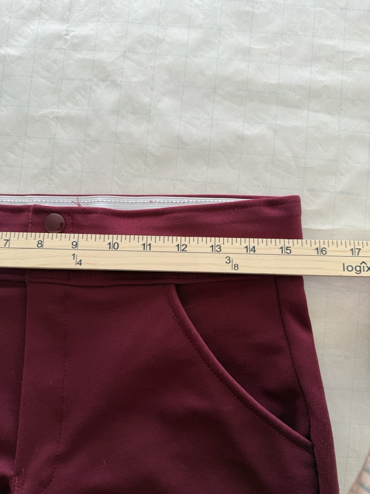 Vintage 80’s Rawlings Athletic Shorts USA Made Maroon Poly Knit Medium 32–34