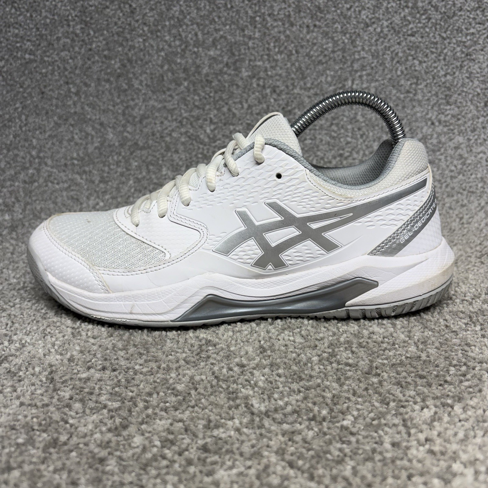 Asics GEL Dedicate 8 Tennis Shoes Sneakers Women’s 8.5 White Pickleball 1042A237